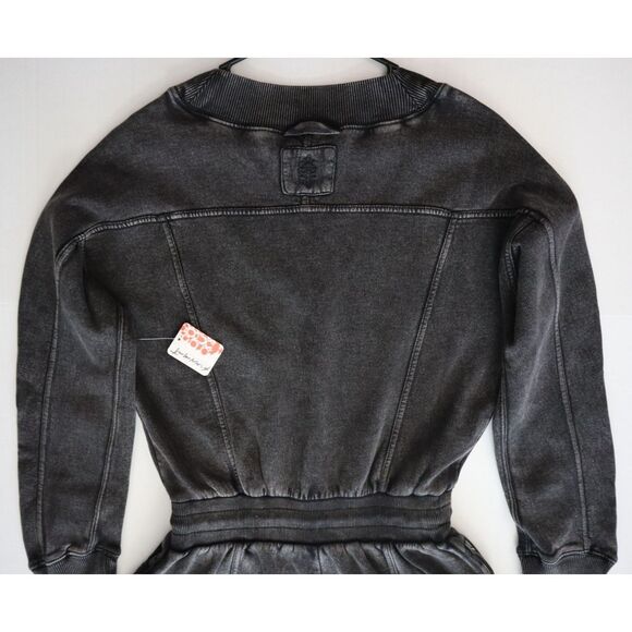 Free People Movement OB2023564 Women's Sz XS Black Intercept Romper - Picture 13 of 16